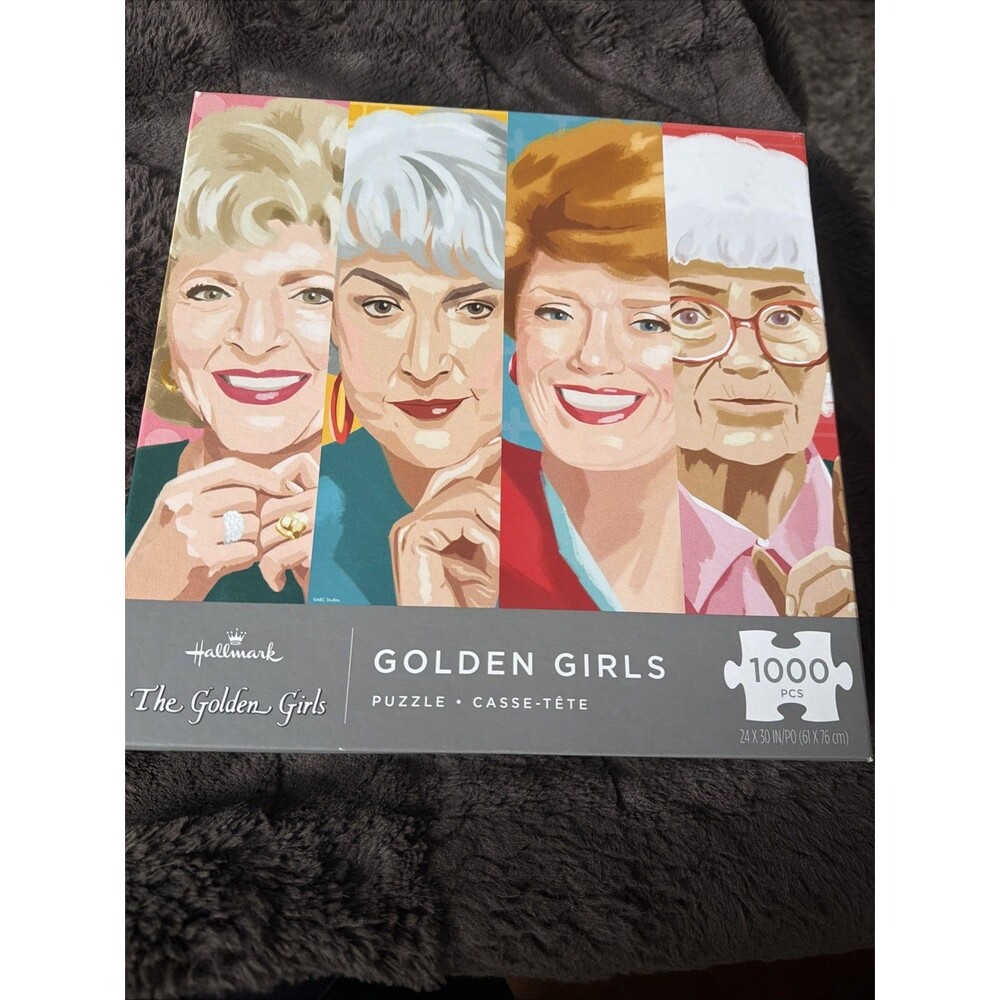Golden Girls Hallmark 1000pc Jigsaw Puzzle Blanche Sofia Rose Dorothy 24x30 New